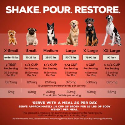 Image showing 8 th Brutus Bone Broth Instant Salmon Skin & Coat Powder Dog Food Topper for Dogs, 3.5 oz.