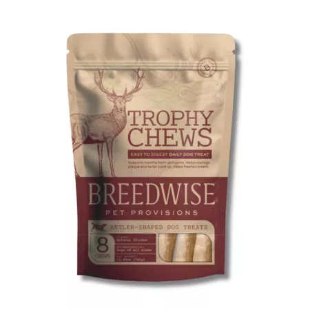 Breedwise Trophy Chews Dog Supplement and Treats Dog Bones Rawhide & Rawhide Alternative