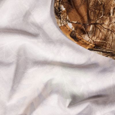 Image showing 7 th Vanish Stretch Fit Full Head Net in Spandex With 2 Holes By Allen, Realtree Edge