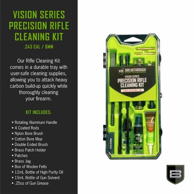 Image showing  Vision Series Rifle Cleaning Kit, .243 Caliber & 6mm, Multi Color