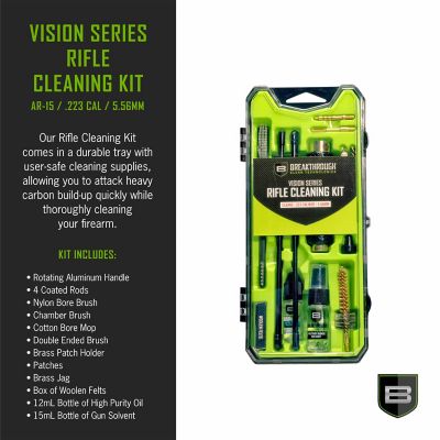 Image showing  Vision Series Rifle Cleaning Kit, AR-15, 5.56mm, & .223 Caliber, Multi-Color