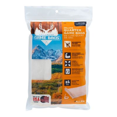 Image showing  Backcountry Imperial Elk Game Bag Set, 4 Quarter Bags, 40 in. L x 25 in. W, White