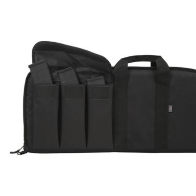 Image showing  42 in. Lockable Squad Tactical Gun Case, Laser Cut MOLLE Front, Black
