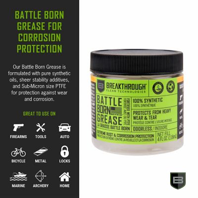 Image showing  Battle Born Grease with PTFE, 4 oz. Jar, Clear
