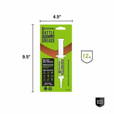 Image showing  Battle Born Grease with PTFE, 12cc Syringe, Clear