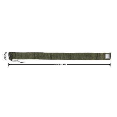 Image showing  52 in. Rifle/Shotgun Gun Sock with Writeable ID Label, Green