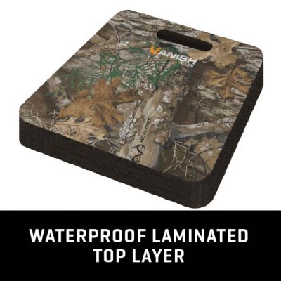 Image showing 5 th Vanish Foam Hunting Cushion, 14 in. L x 13 in. W x 2 in. Thick, Realtree Edge Camo