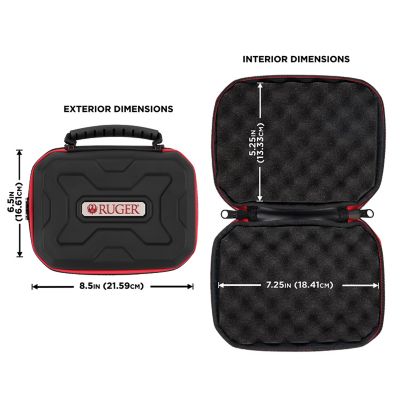 Image showing  Phoenix Lockable Hardshell Handgun Case, 7 in. Pistols