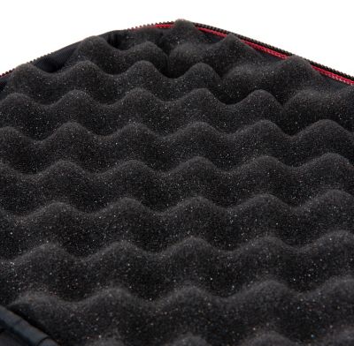 Image showing  55 in. 2-Firearm Lockable Tactical Gun Case, Laser Cut MOLLE Front, Black