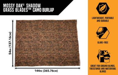 Image showing 6 th Vanish Camo Burlap By Allen, 12 ft. x 54 in., Mossy Oak Shadowgrass Blades