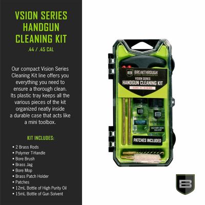 Image showing  New Vision Series Pistol Cleaning Kit, .44 & .45 Caliber, Multi-Color