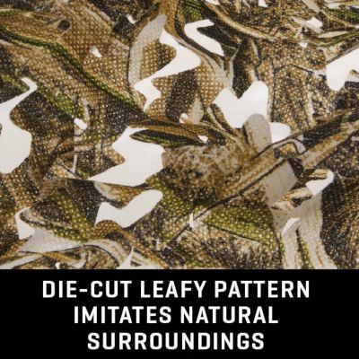 Image showing  3D Leafy Omnitex By Allen, 12 ft. x 56 in., Mossy Oak Shadow Grass Blades