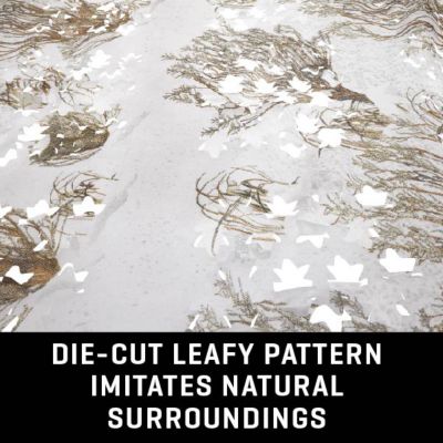 Image showing  3D Leafy Omnitex By Allen, 12 ft. X 56 in., Mossy Oak Winter Brush