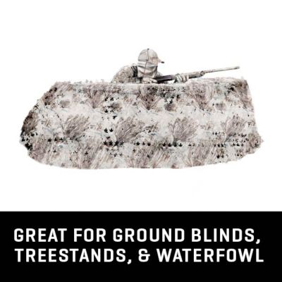 Image showing  3D Leafy Omnitex By Allen, 12 ft. X 56 in., Mossy Oak Winter Brush