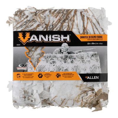 Image showing 9 th Vanish 3D Leafy Omnitex By Allen, 12 ft. X 56 in., Mossy Oak Winter Brush