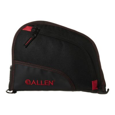 Image showing  9 in. Auto-Fit Handgun Case, Black/Red