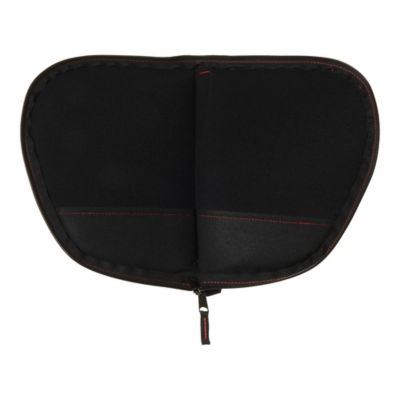 Image showing  9 in. Auto-Fit Handgun Case, Black/Red