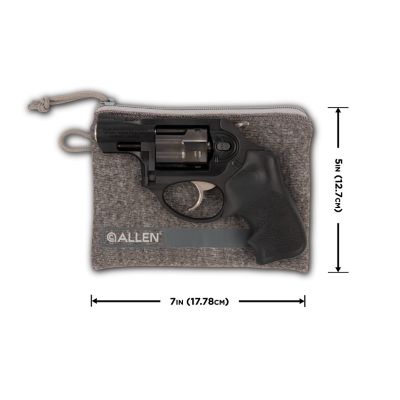Image showing  5-7 in. Lockable Handgun Storage Pouch with Writeable ID Label, Gray