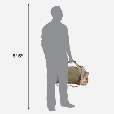 Image showing  Basin Duffel Bag, Small, Olive & Realtree Edge