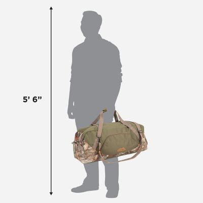 Image showing  Basin Duffel Bag, Medium, Olive & Realtree Edge