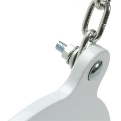 Image showing  4 in. AR500 Steel Gong Shooting Target, White