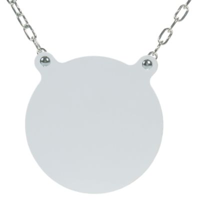Image showing  4 in. AR500 Steel Gong Shooting Target, White