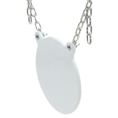 Image showing  4 in. AR500 Steel Gong Shooting Target, White
