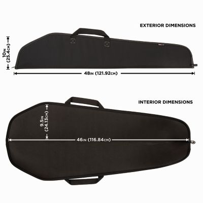 Image showing  46 in. Soft Durango Rifle Case, Black