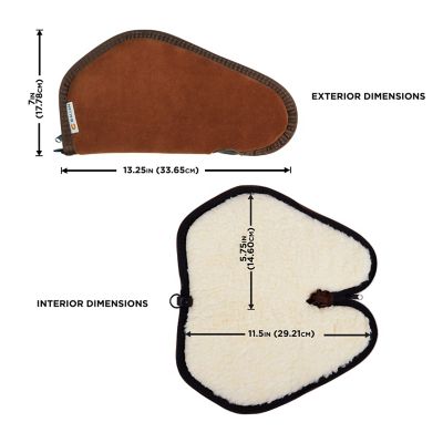 Image showing  11 in. Suede Handgun Case