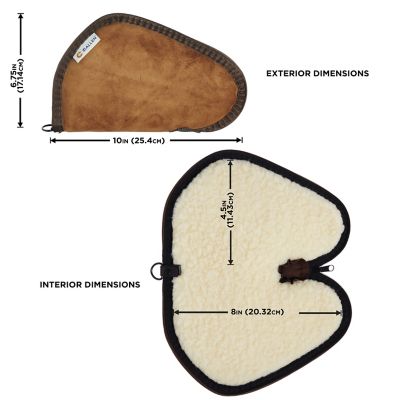 Image showing  8 in. Suede Handgun Case