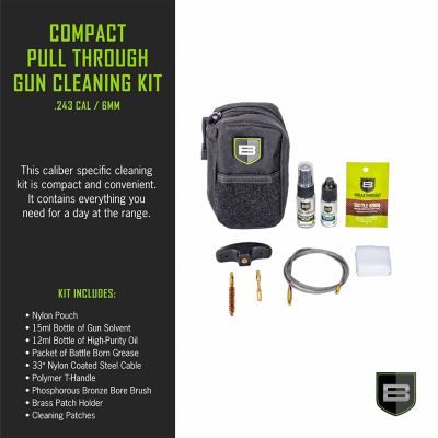 Image showing  Compact Pull Through, COP, Gun Cleaning Kit, .243 Caliber & 6mm, Multi-Color
