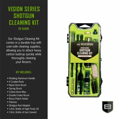 Image showing  Vision Series Shotgun Cleaning Kit, 20-Gauge, Multi-Color