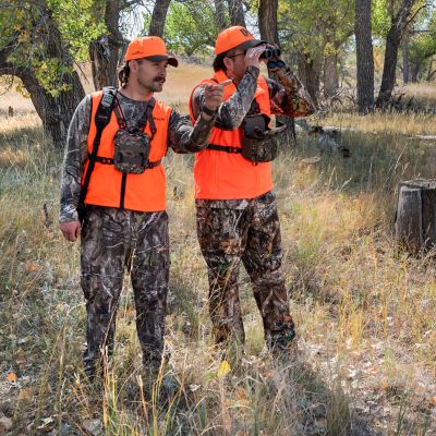 Image showing  Men's New Softshell Blaze Hunting Vest, Large, Blaze Orange