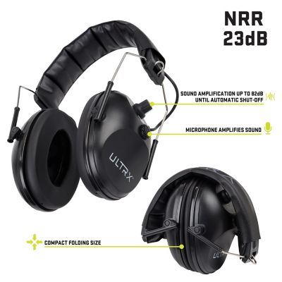 Image showing  Electronic Earmuff, Black
