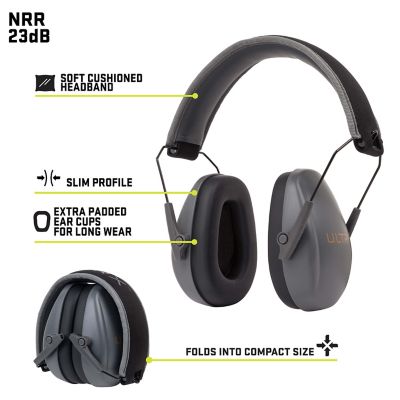 Image showing  Slim Profile Passive Earmuff, Gray