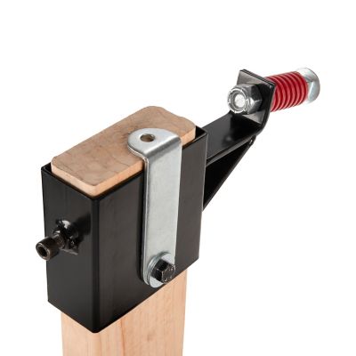 Image showing  Steel Gong Hanger Target with Recoil Spring, For 2 in. x 4 in. Mount, 2.3 lbs., Black