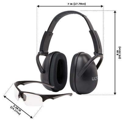 Image showing  Blocker Ear & Eye Protection Combo, Black