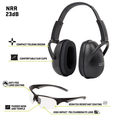 Image showing  Blocker Ear & Eye Protection Combo, Black
