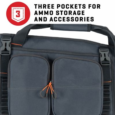 Image showing  Rampart Gear Fit 46 in. Rifle Case by Allen Company, Gray