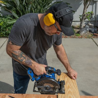 Image showing  Shield Passive Earmuff, Ultra Slim Fit, Interstate Yellow