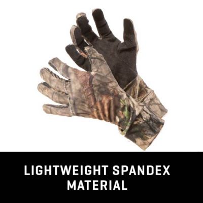 Image showing  Camo Spandex Gloves with Palm Dots By Allen, Mossy Oak Break-Up Country