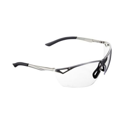 Allen Trigger Metal Frame Shooting Safety Glasses, Clear Lenses, ANSI Z87.1 Plus & CE Rated