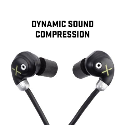 Image showing 5 th ULTRX Bionic Fuse Bluetooth Around the Neck Earbuds, Black