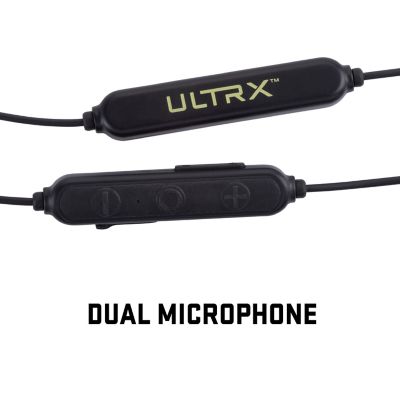 Image showing 7 th ULTRX Bionic Fuse Bluetooth Around the Neck Earbuds, Black