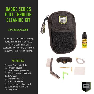 Image showing  New Badge Series Pull-Through Cleaning Kit with Molle Pouch, 5.56mm