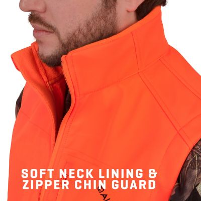 Image showing 6 th Allen Men's New Softshell Blaze Hunting Vest, 2X Large, Blaze Orange