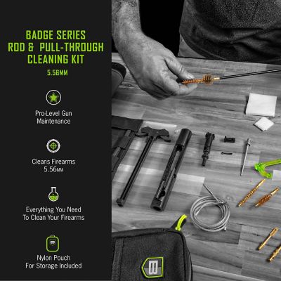 Image showing  New Badge Series Rod & Pull-Through Cleaning Kit with Molle Pouch, 5.56mm