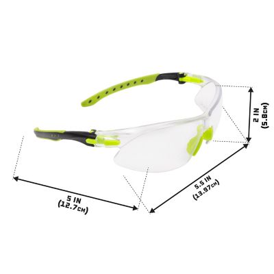 Image showing  Keen Safety Glasses, Youth, Lime Green