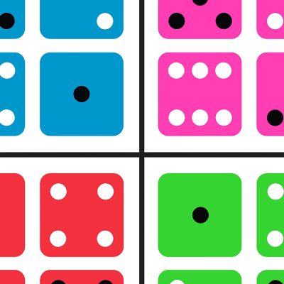 Image showing  New FUN Shootin ft. Dice Paper Shooting Target, 23 in. x 35, in. 3 pk., Multi