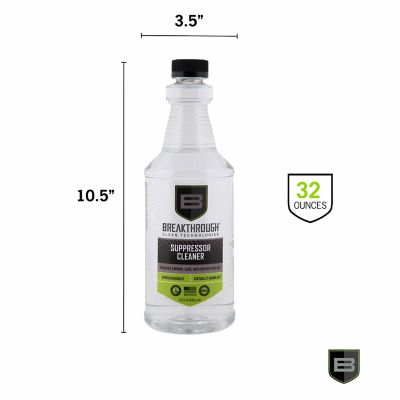 Image showing  New Suppressor Cleaner, 32 oz., Clear